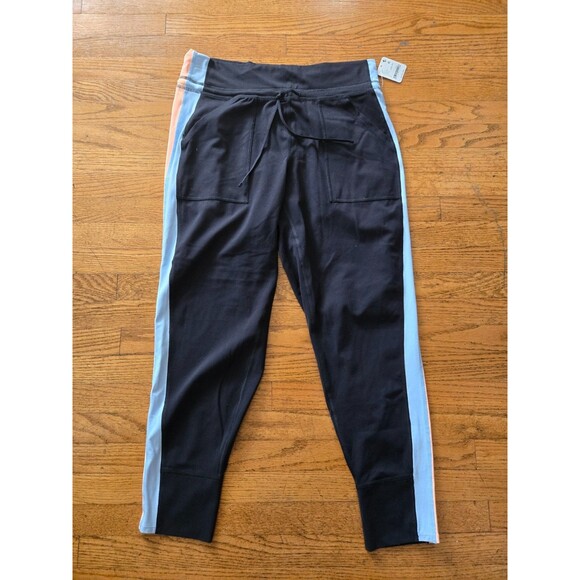 Free People Movement Women's Never Better Colorblock Joggers Black Size Large - Picture 1 of 6